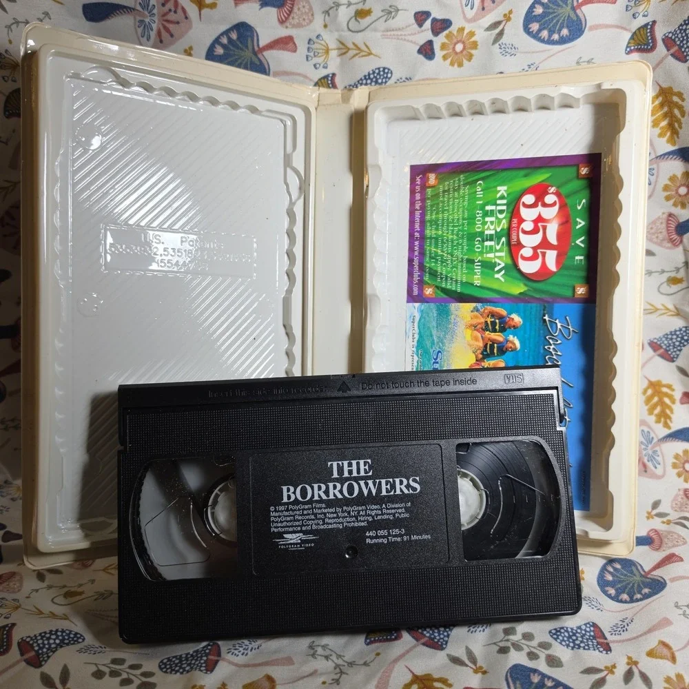 PolyGram One Size The Borrowers VHS Movie Kids Family John Goodman 1997 Fantasy